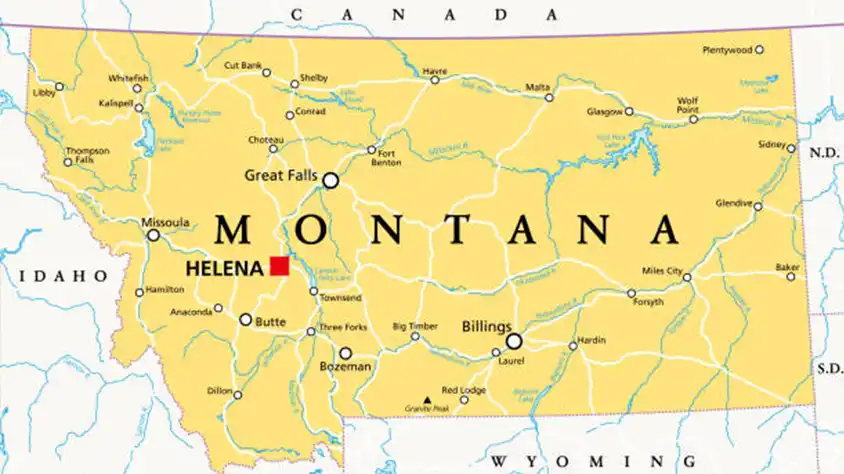 ایالت مونتانا کجاست 